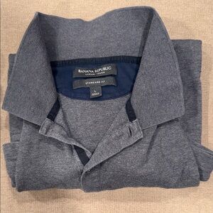 Banana Republic Charcoal Polo Shirt